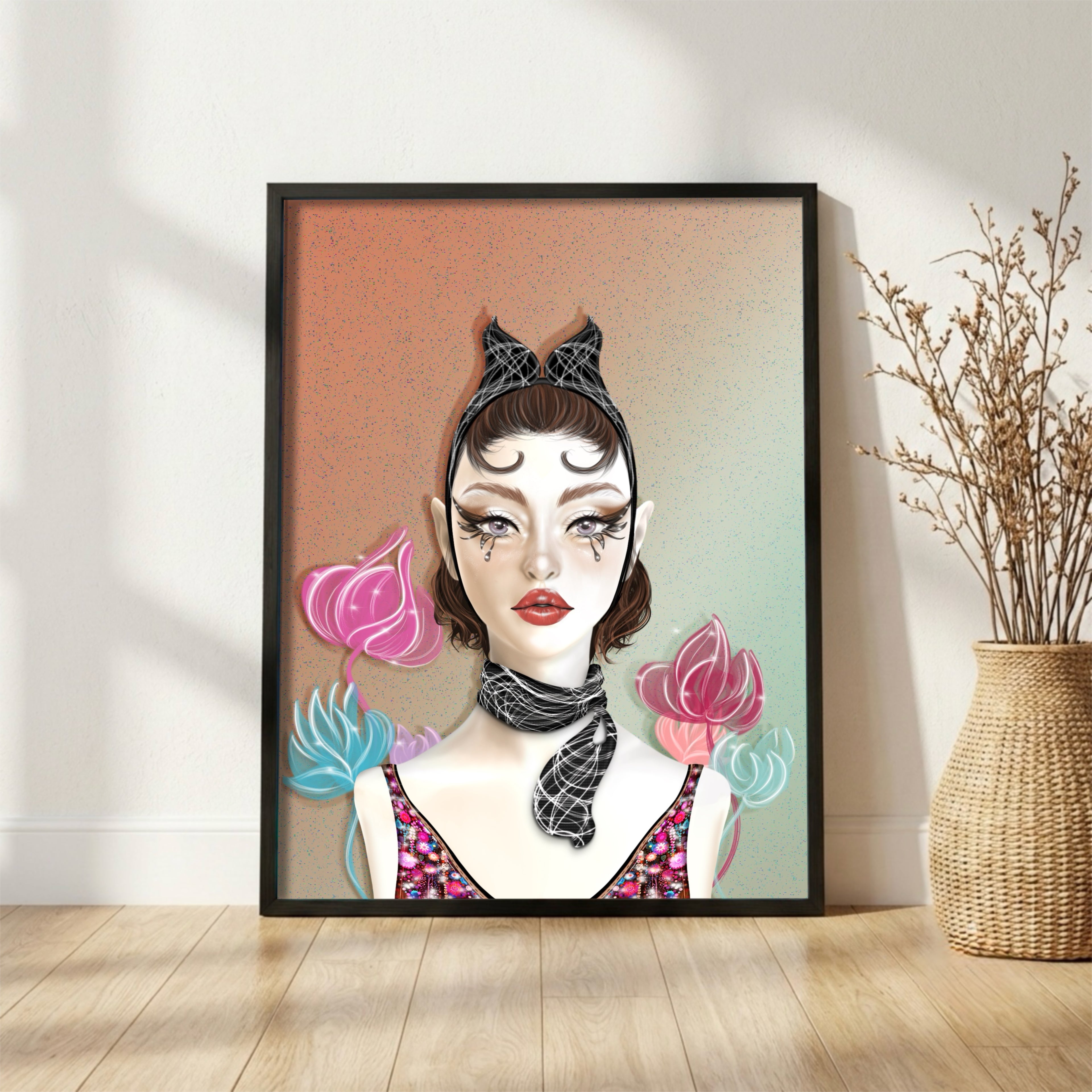 Petals of Quiet Desire - Digital Wall Art Print | JH